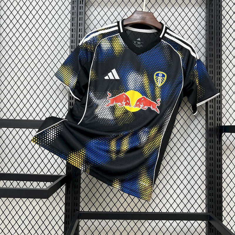 Camisa Leeds United 2025/2026 - Edição Red Bull Versão Torcedor Pro Masculina