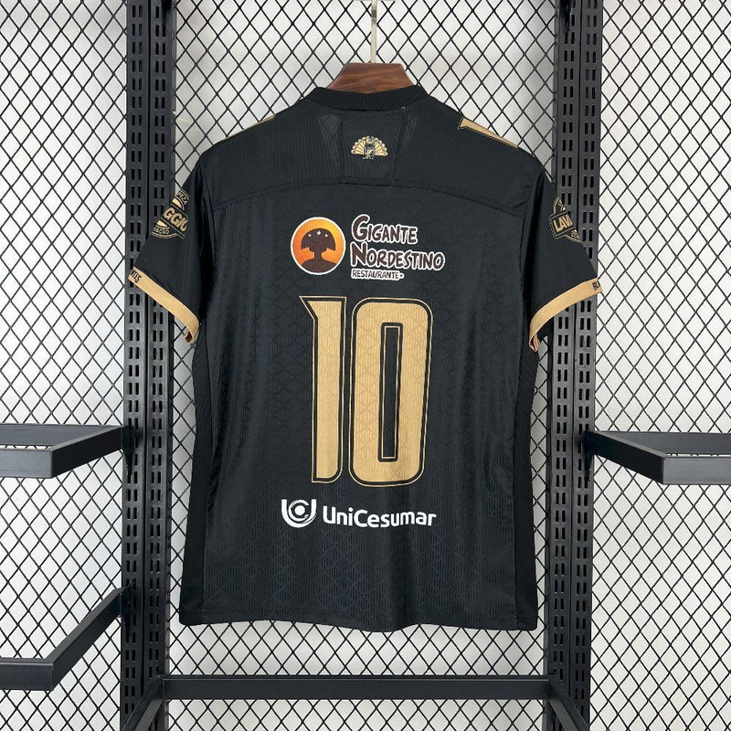 Camisa Vasco da Gama 2025/2026 Goleiro/Especial TRAKTOOR | Edição Preto e Dourado Nº 10 | SE NÃO TENHO, INVENTO
