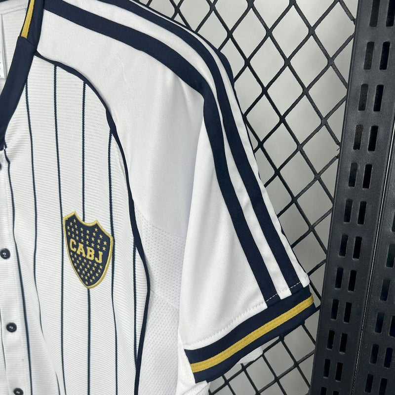 CAMISA DE BASEBOL DO BOCA JUNIORS 25/26 BRANCO