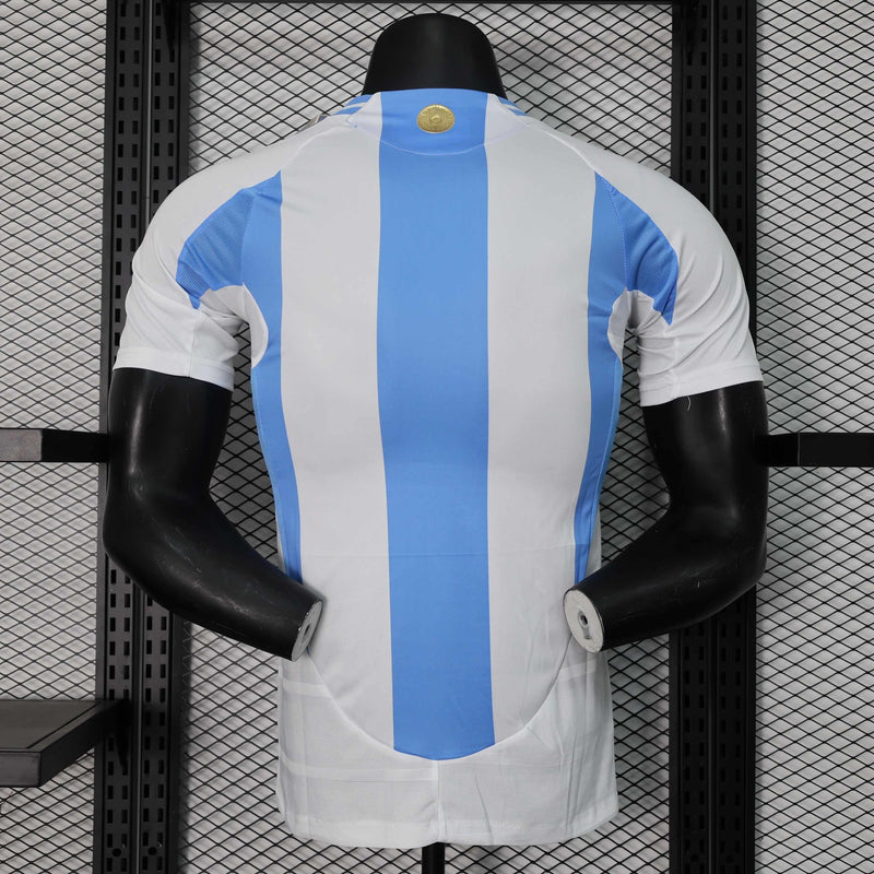 Camisa Oficial Argentina Home  - Campeã Mundial (Adidas) VERSÃO JOGADOR
