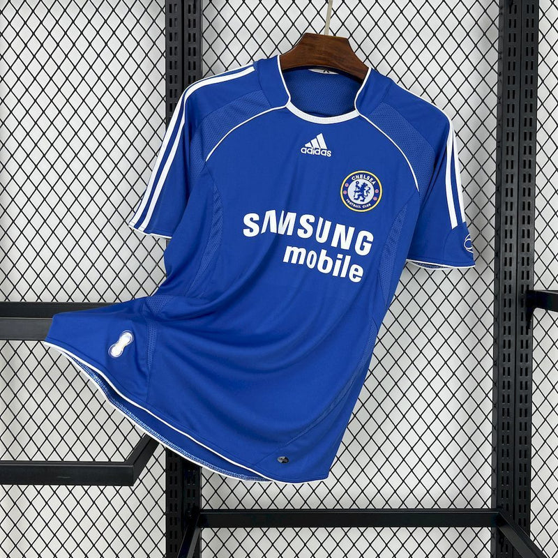 Camisa Retrô Chelsea Home 2006/2007 - A Era Galáctica Azul
