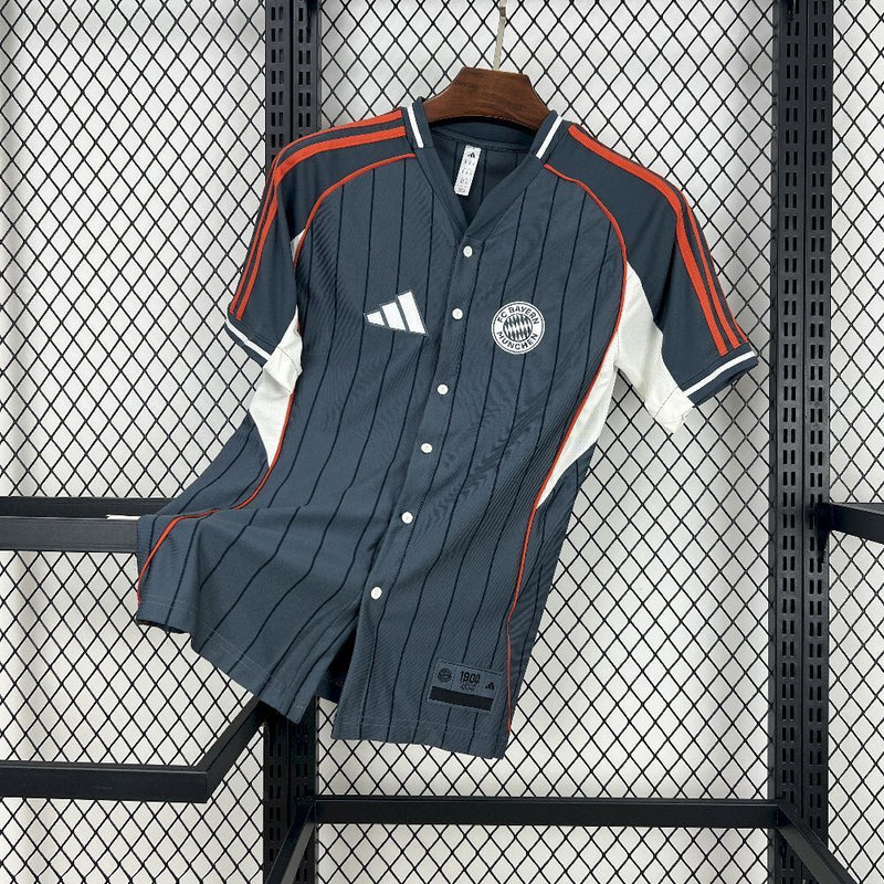 CAMISA DE BASEBOL DO BAYERN MUNCHEN 25/26 PRETO