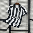 Camisa Botafogo Titular 2025/2026 Home Adidas Original | Gola Polo | Listrada Preto e Branco